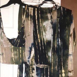 Three piece shorts set